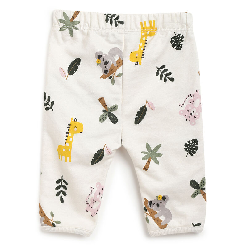 Girls Natural Printed Joggers image number 1